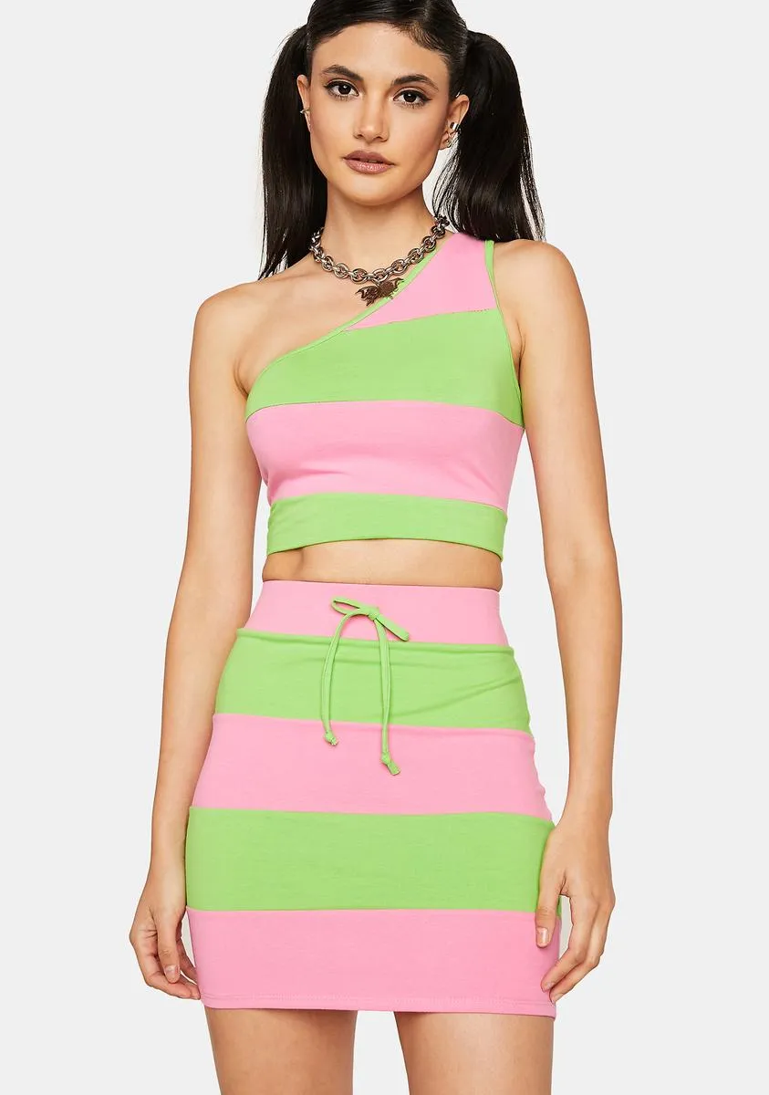 Time Out Mini Skirt sold by Dolls Kill product image thumbnail 2