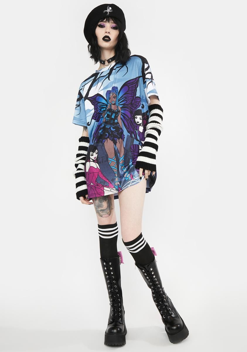 Casting Mischief Oversized Tee sold by Dolls Kill product image thumbnail 3