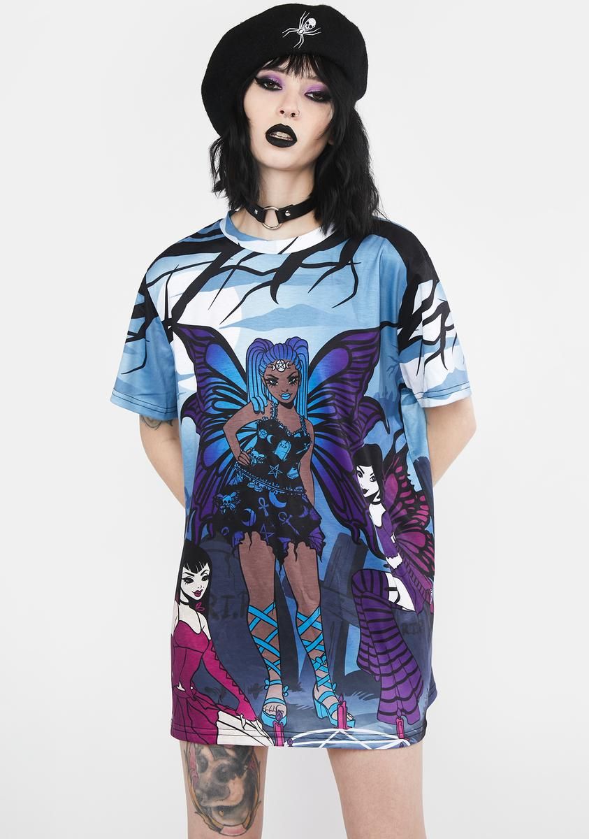 Casting Mischief Oversized Tee sold by Dolls Kill