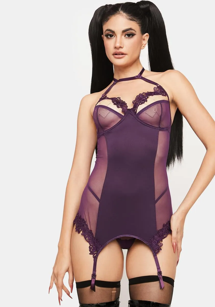 Captivating Views Mesh Slip sold by Dolls Kill