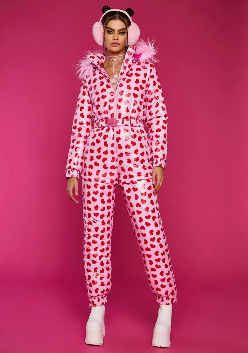 Loyal Maneater Convertible Snowsuit sold by Dolls Kill