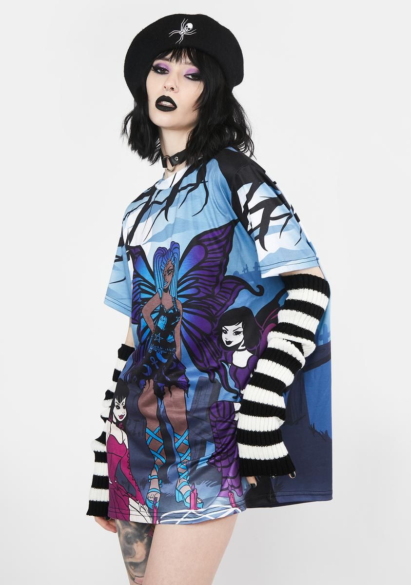 Casting Mischief Oversized Tee sold by Dolls Kill product image thumbnail 2