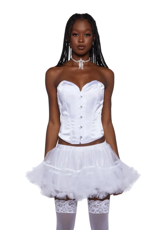 Purely Pleasant Corset Top sold by Dolls Kill