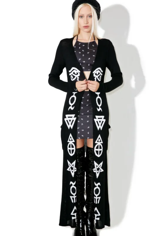 Space Dust Knit Cardigan made by Killstar