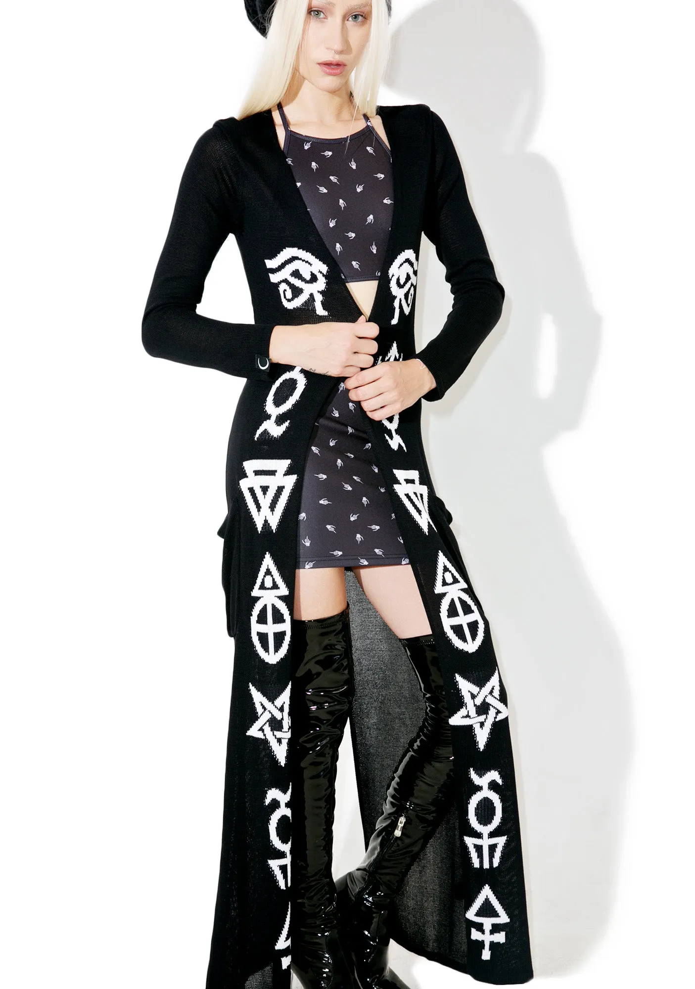 Space Dust Knit Cardigan sold by Dolls Kill product image thumbnail 2
