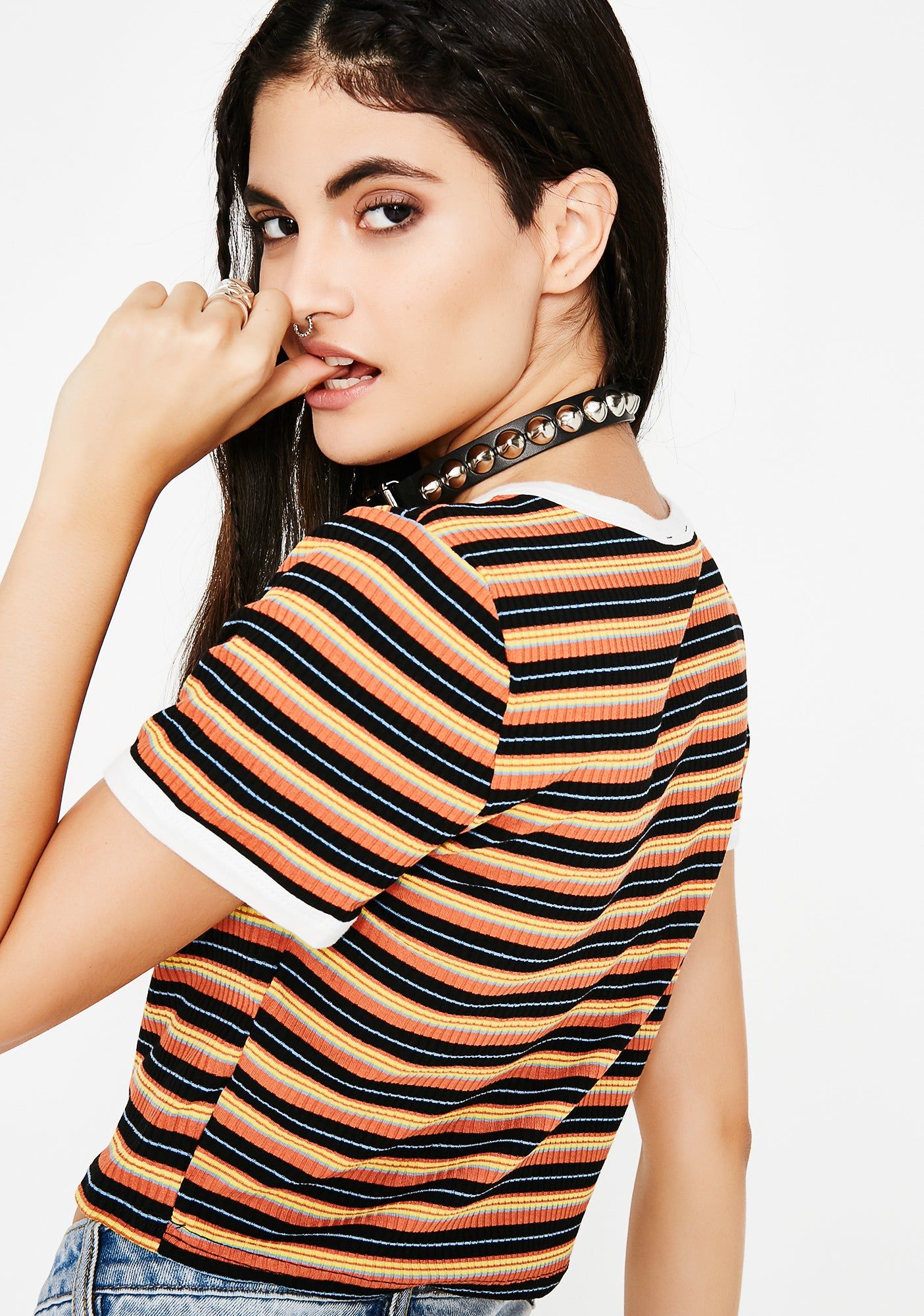 Sunny Side Striped Tee sold by Dolls Kill product image thumbnail 4