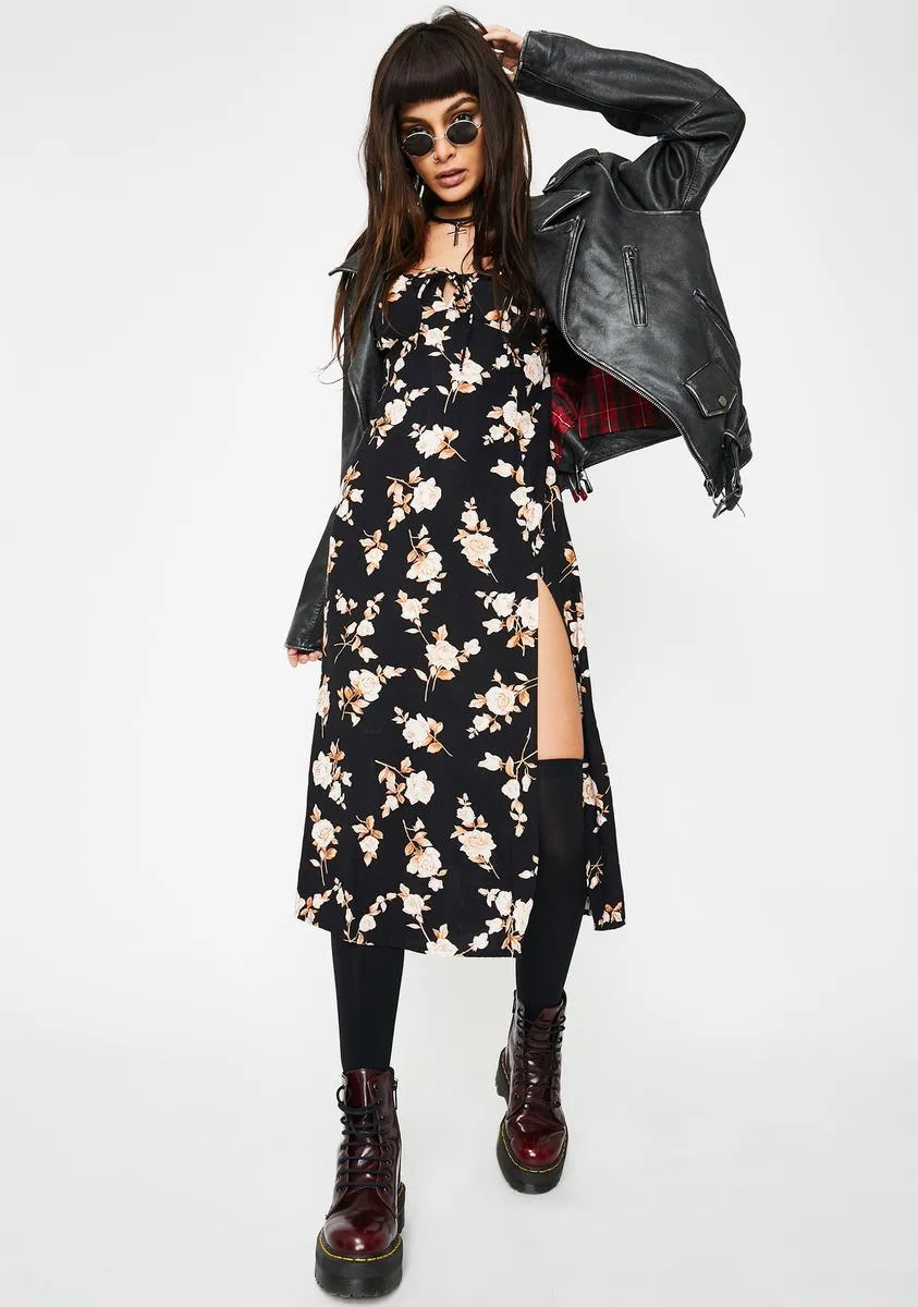 Peach Rose Milla Midi Dress sold by Dolls Kill product image thumbnail 3