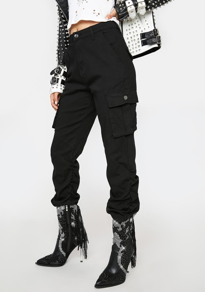 Lunar She’s So Unusual Cargo Joggers sold by Dolls Kill product image thumbnail 2