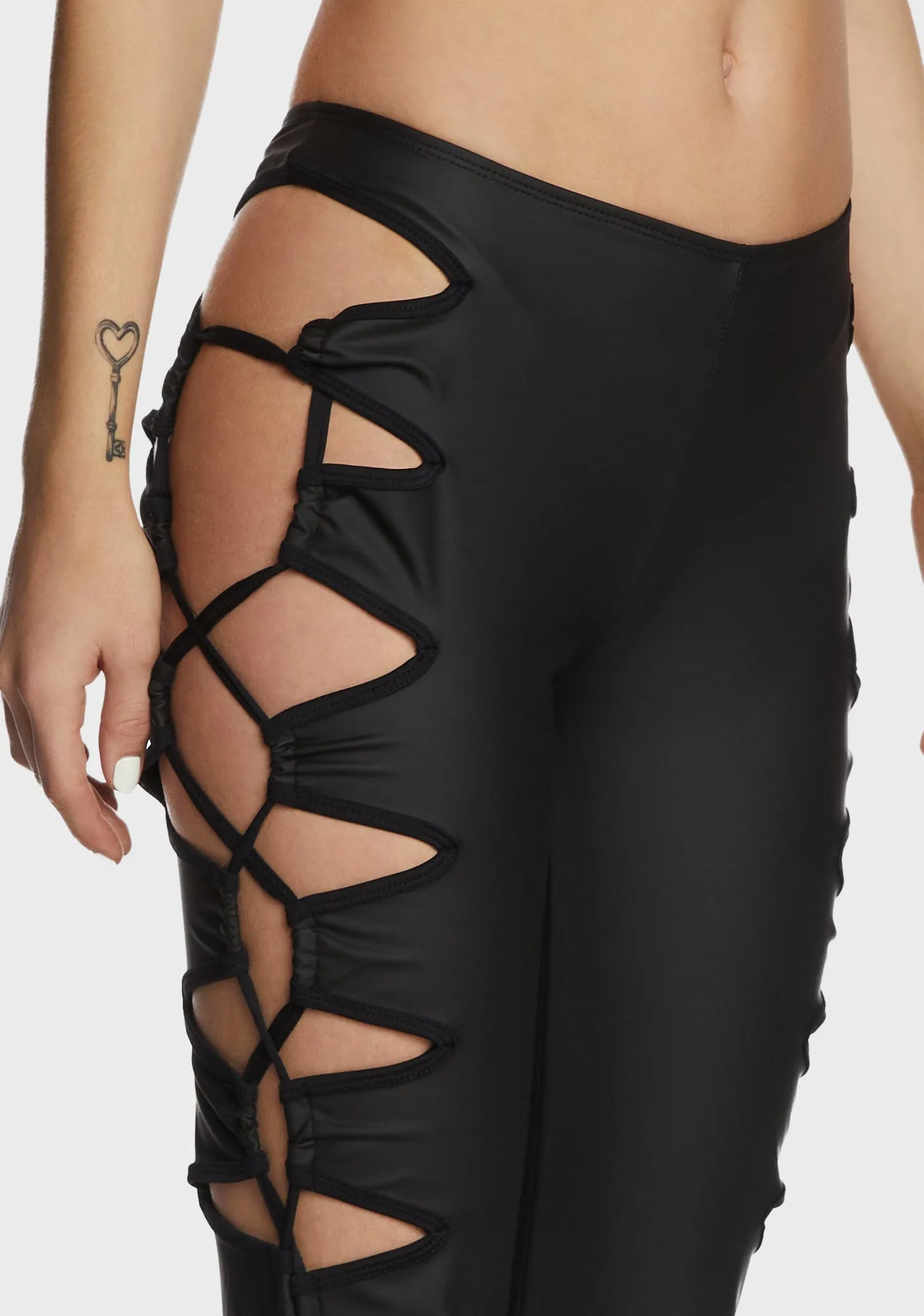Took The Night Lace-Up Pants sold by Dolls Kill product image thumbnail 2