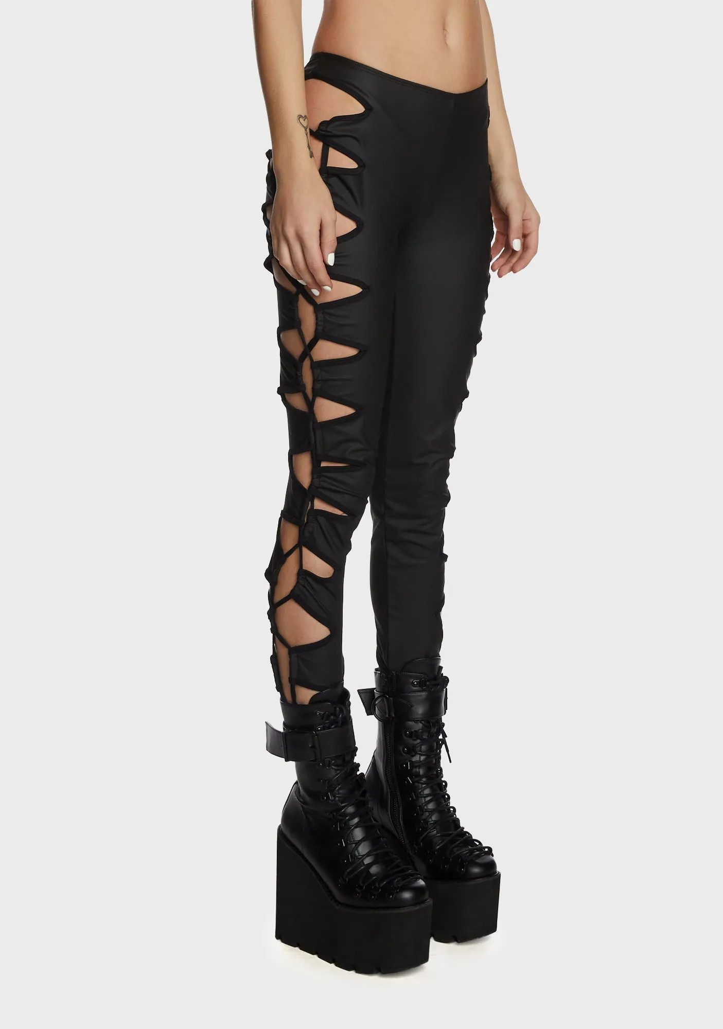 Took The Night Lace-Up Pants sold by Dolls Kill product image thumbnail 4