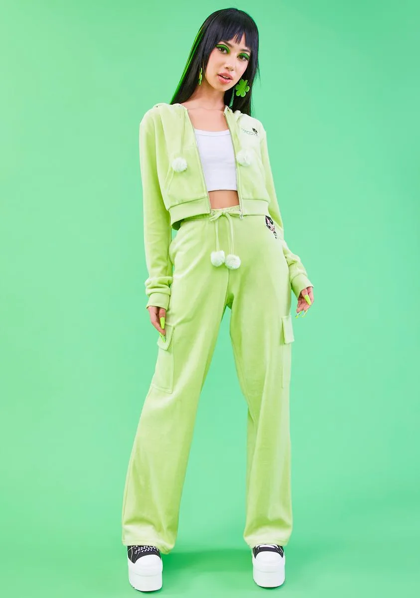 Ur Twisted Sister Velour Cargo Pants sold by Dolls Kill product image thumbnail 3