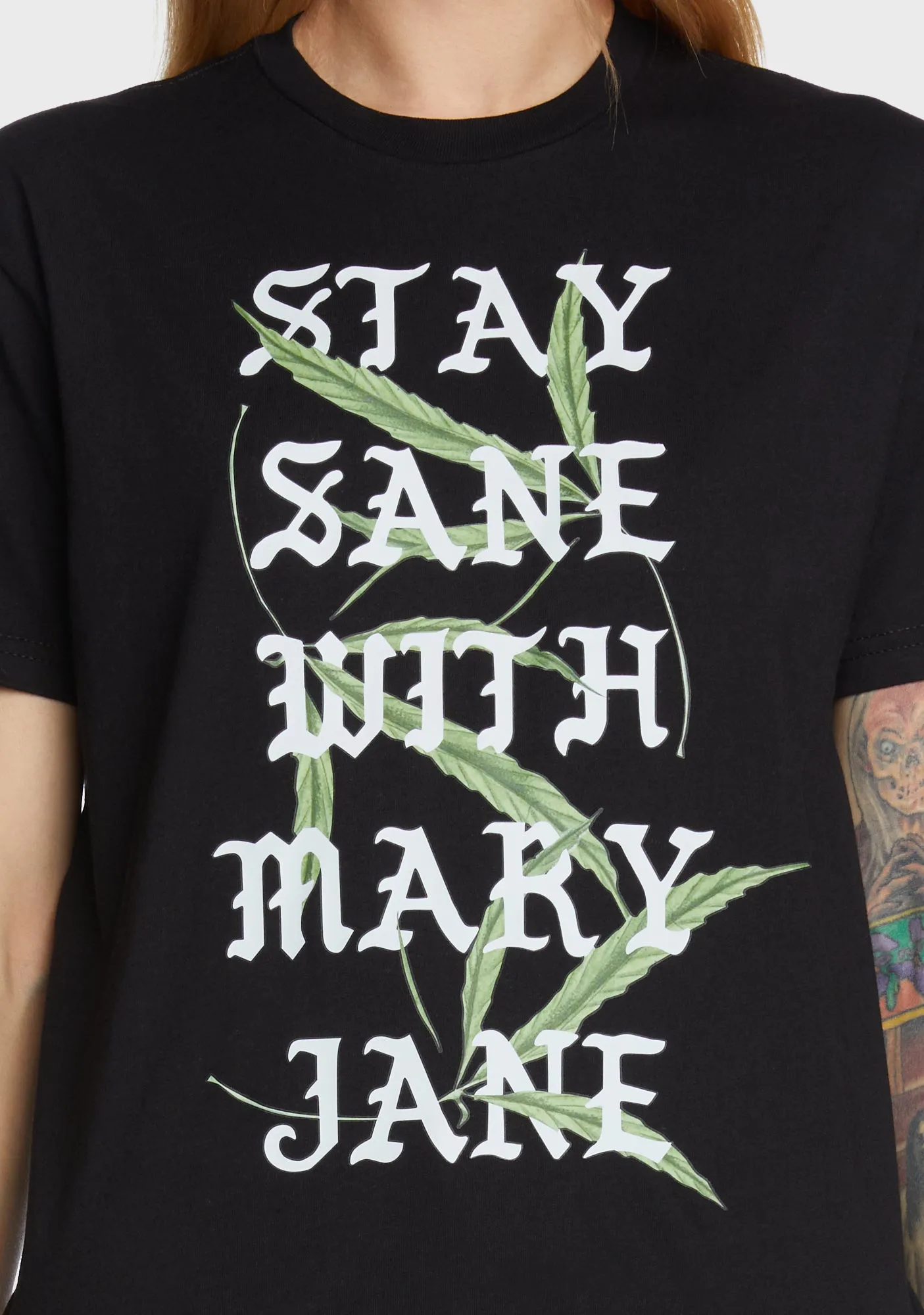 Stay Sane Graphic Tee sold by Dolls Kill product image thumbnail 2
