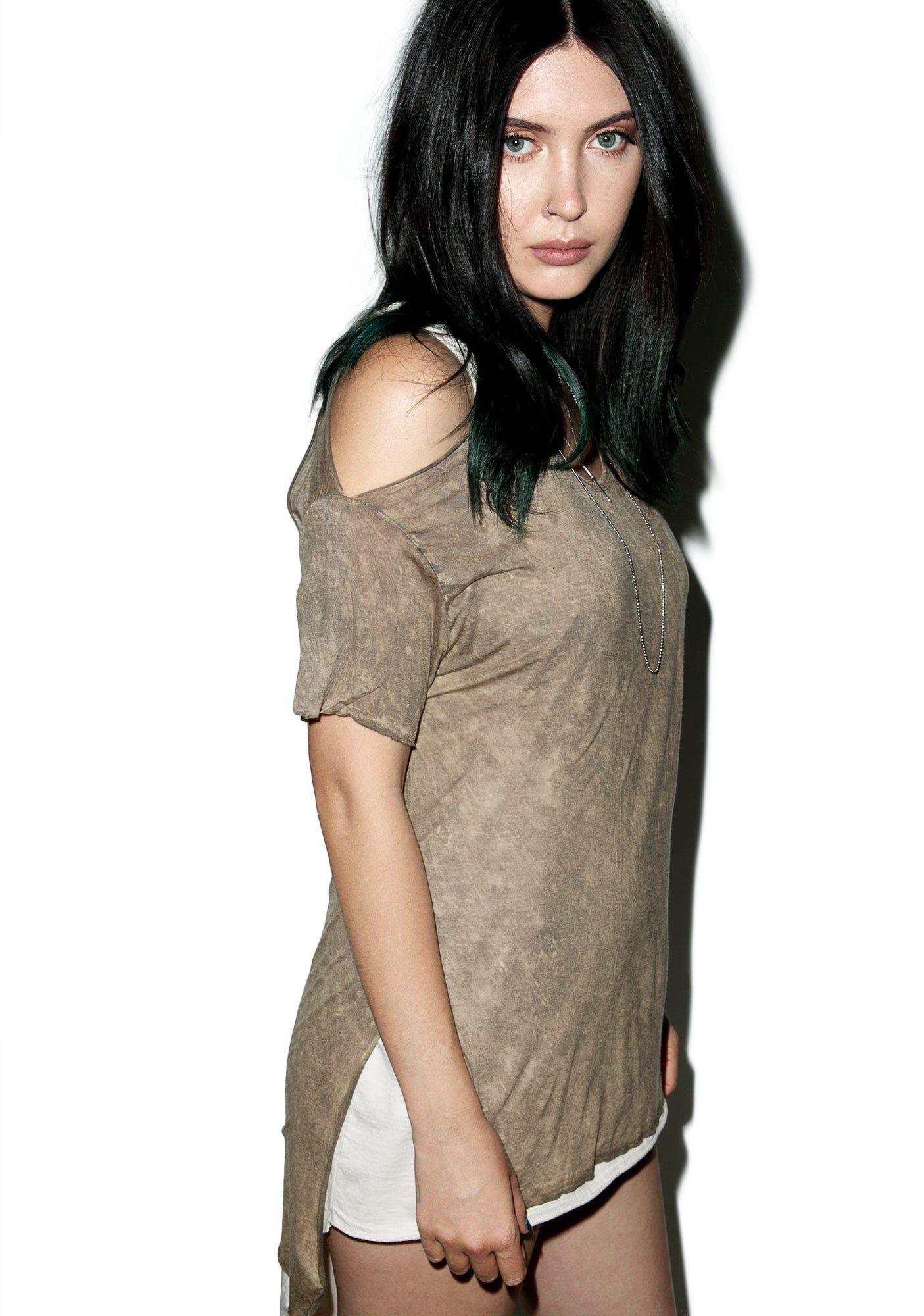 Cruel Intent Cold Shoulder Top sold by Dolls Kill product image thumbnail 2