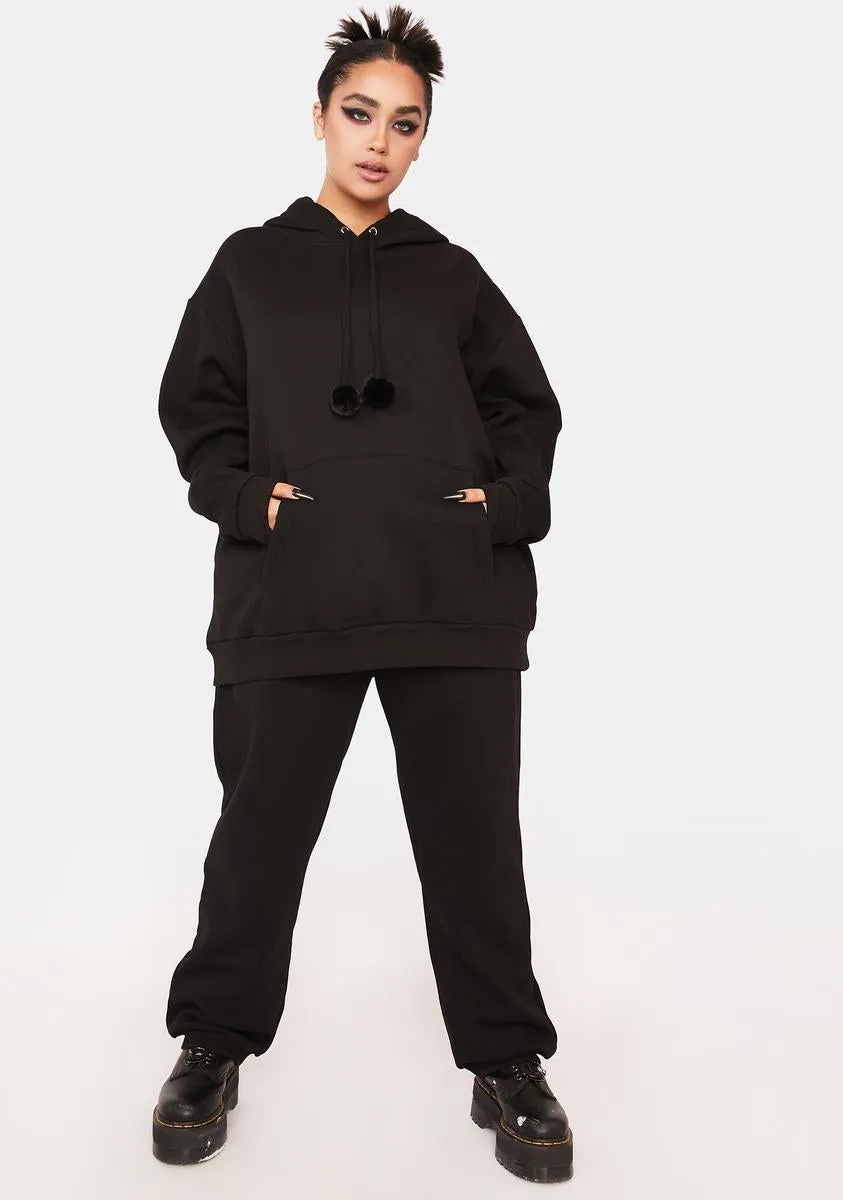 Plus Sick Joke Bunny Ears Hoodie sold by Dolls Kill product image thumbnail 3