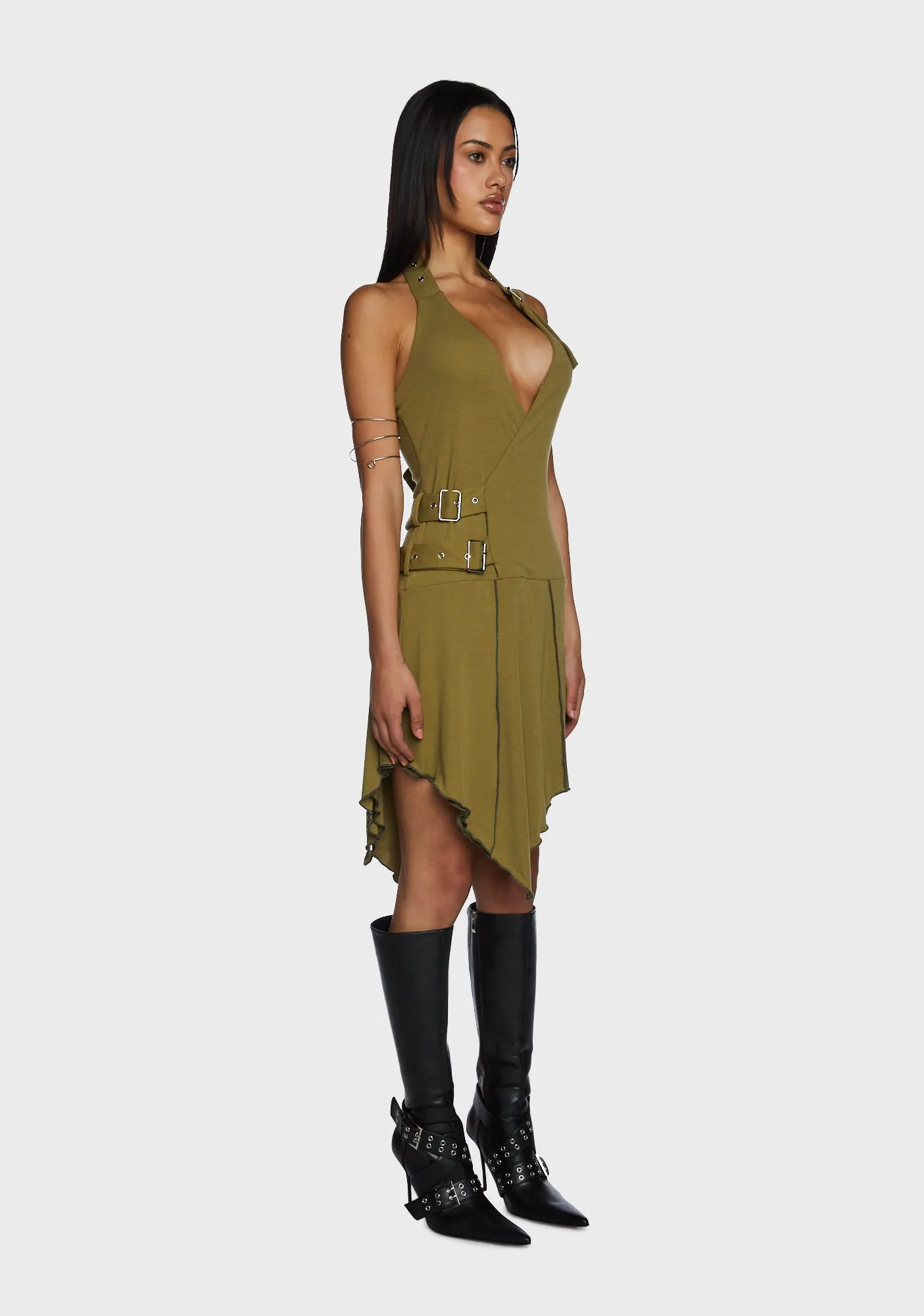 Stranded Halter Neck Dress sold by Dolls Kill product image thumbnail 3