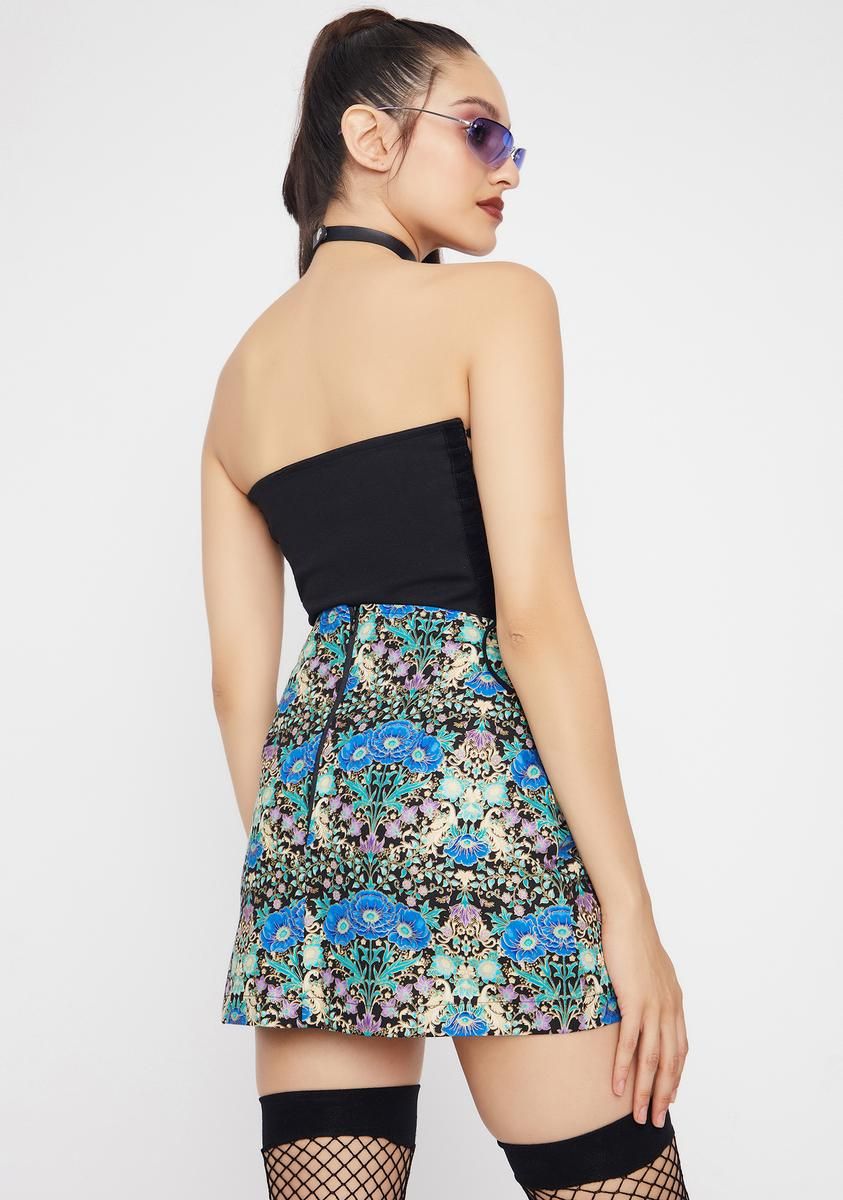 Bridgerton Mini Skirt sold by Dolls Kill product image thumbnail 4