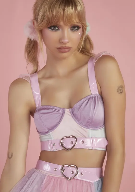 Fool For You Bustier Top sold by Dolls Kill