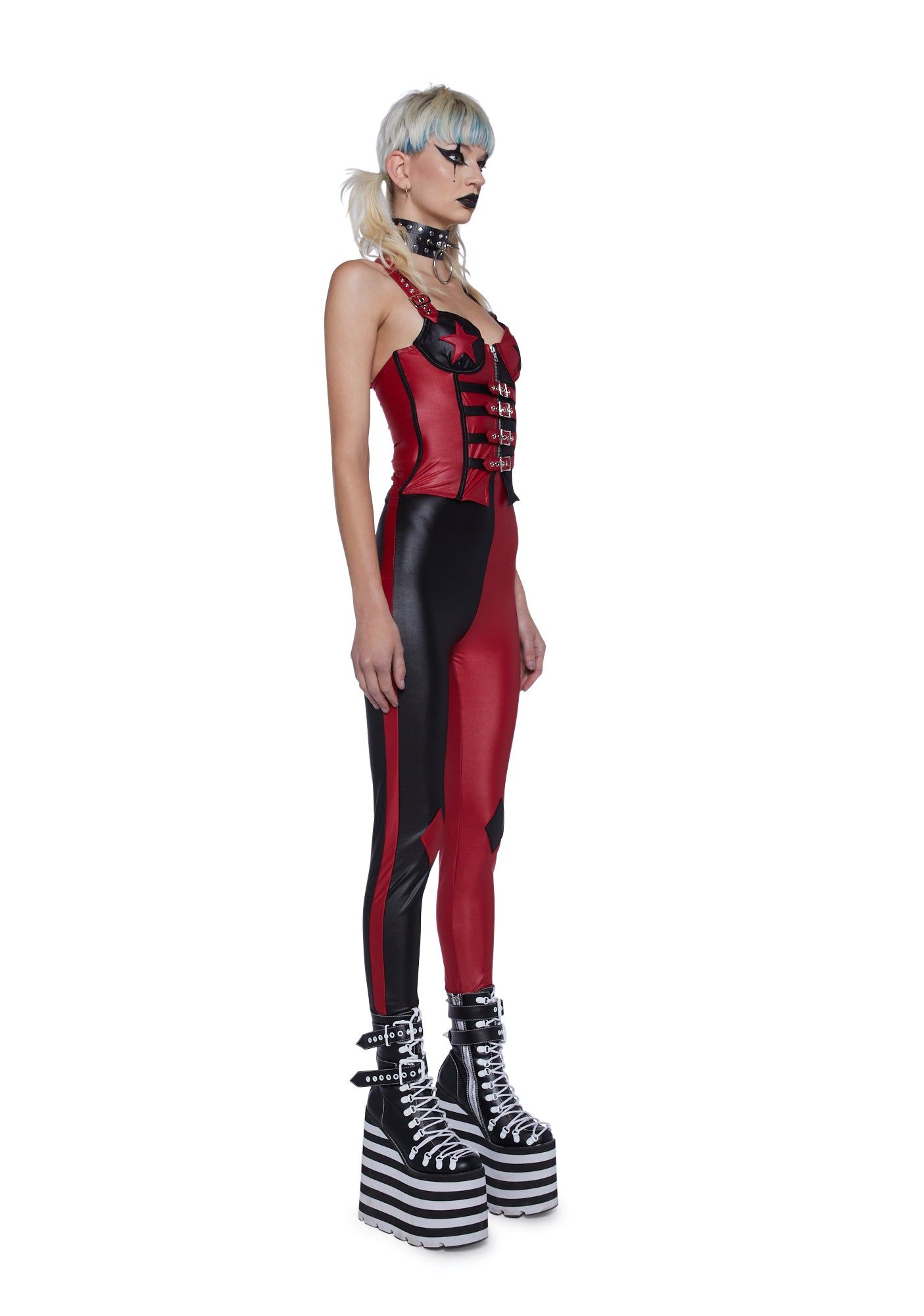 Eerie Harlequin Costume Set sold by Dolls Kill product image thumbnail 3