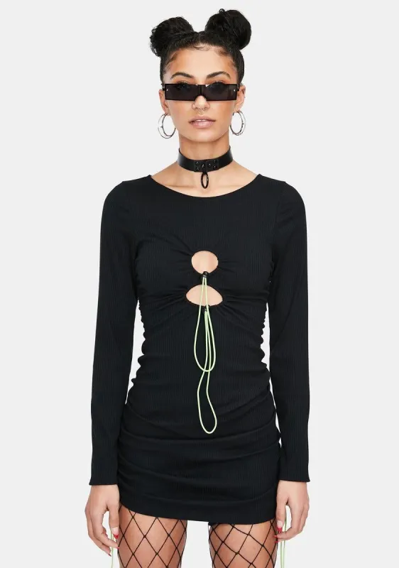 Brittney Cut-Out Mini Dress sold by Dolls Kill