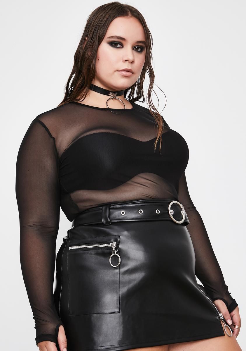 Gotta Kiss It Goodbye Mesh Top sold by Dolls Kill product image thumbnail 2