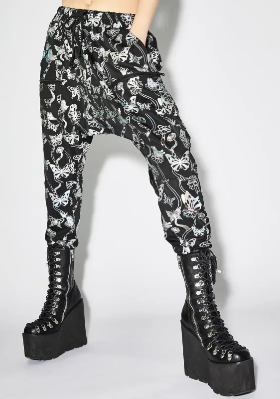 Sweet Escape Holographic Joggers sold by Dolls Kill