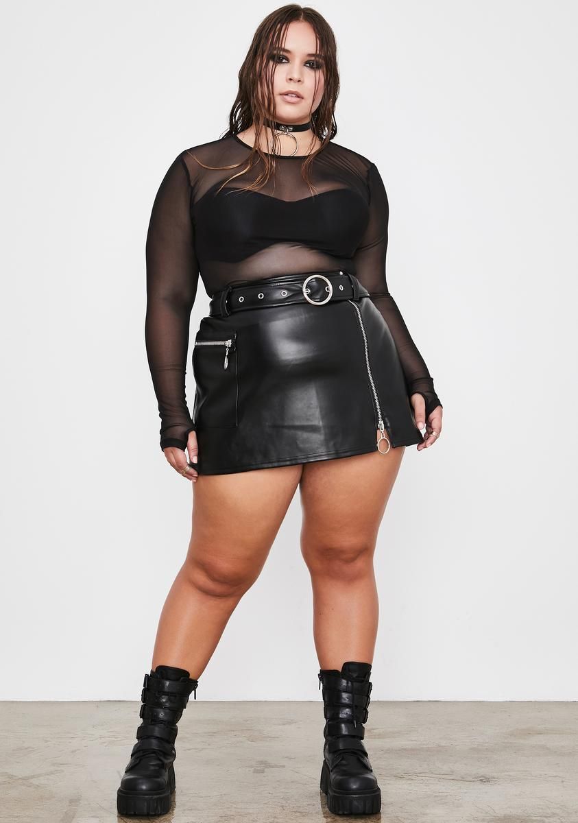 Gotta Kiss It Goodbye Mesh Top sold by Dolls Kill product image thumbnail 3