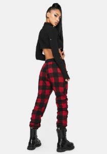 Plaid To Meet You Lounge Pants sold by Dolls Kill
