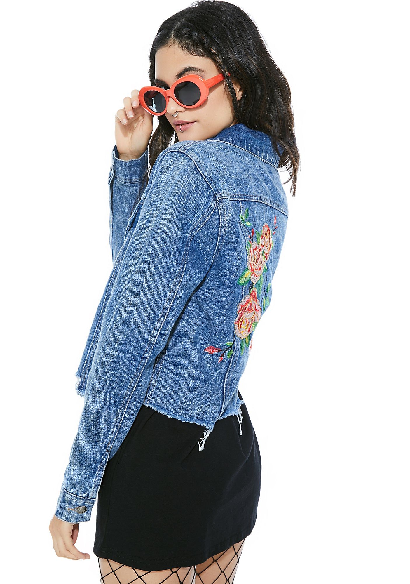 Sweet Sorrow Denim Jacket sold by Dolls Kill product image thumbnail 3