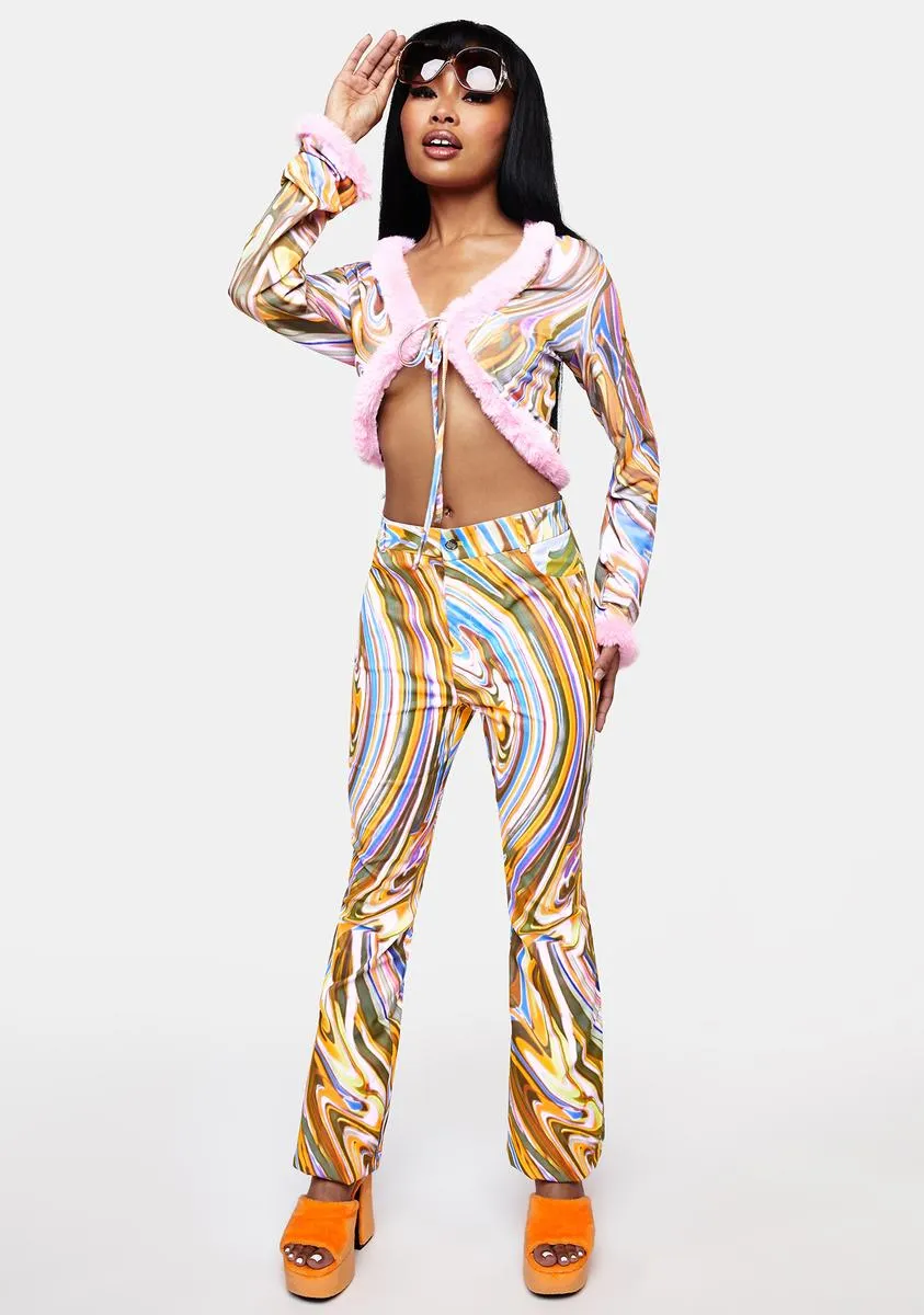 Unfaithful Swirl Print Trousers sold by Dolls Kill product image thumbnail 2