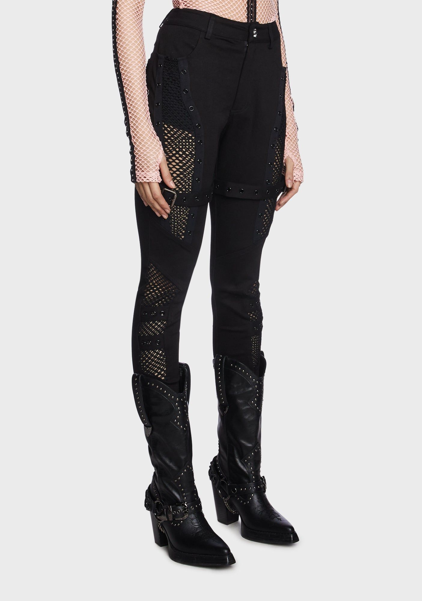 Punk Sexy Tight Pants sold by Dolls Kill product image thumbnail 3