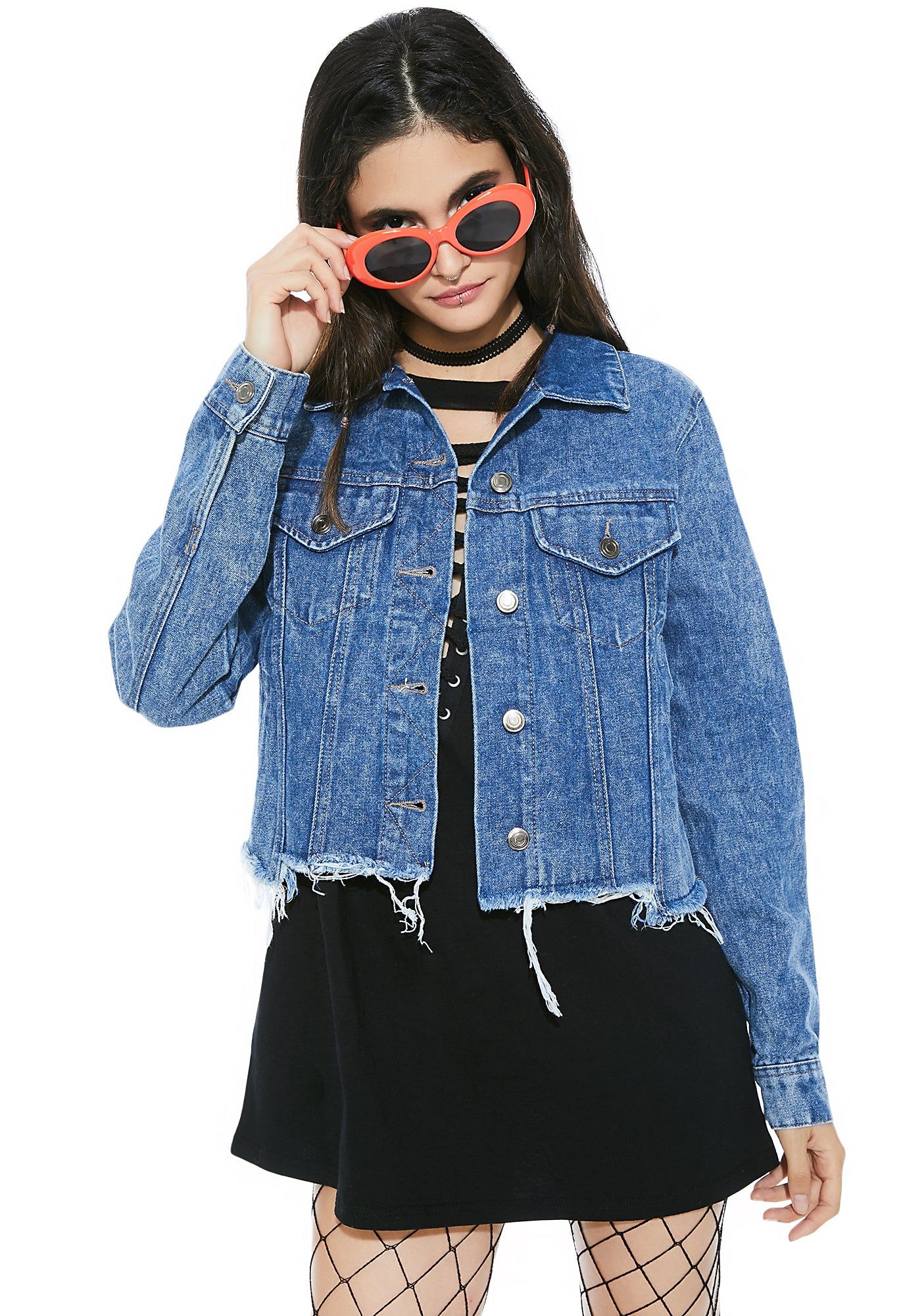 Sweet Sorrow Denim Jacket sold by Dolls Kill product image thumbnail 2