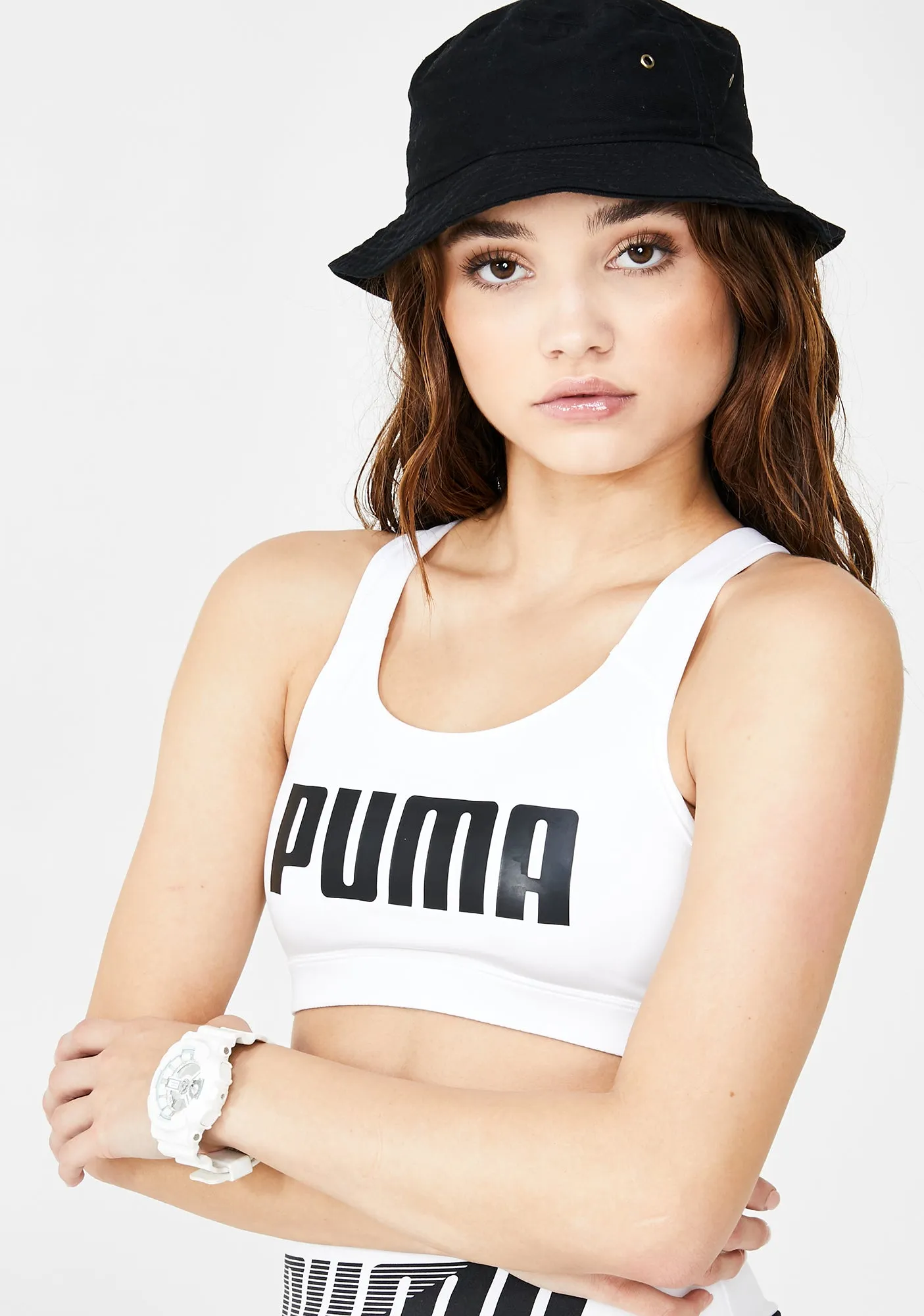 Puma White 4Keeps Bra sold by Dolls Kill product image thumbnail 2