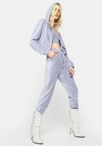 One More Time Velour Tracksuit sold by Dolls Kill