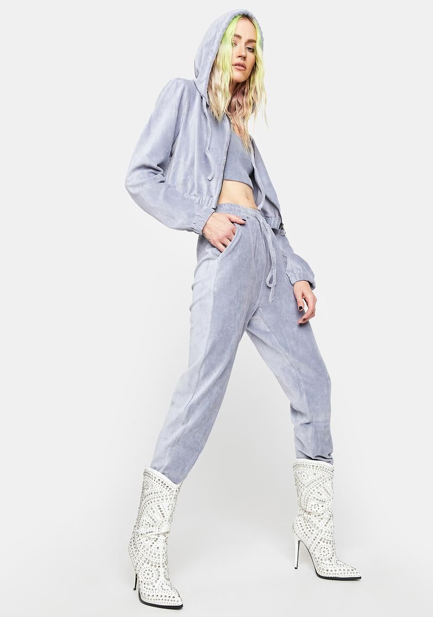 One More Time Velour Tracksuit sold by Dolls Kill product image thumbnail 3