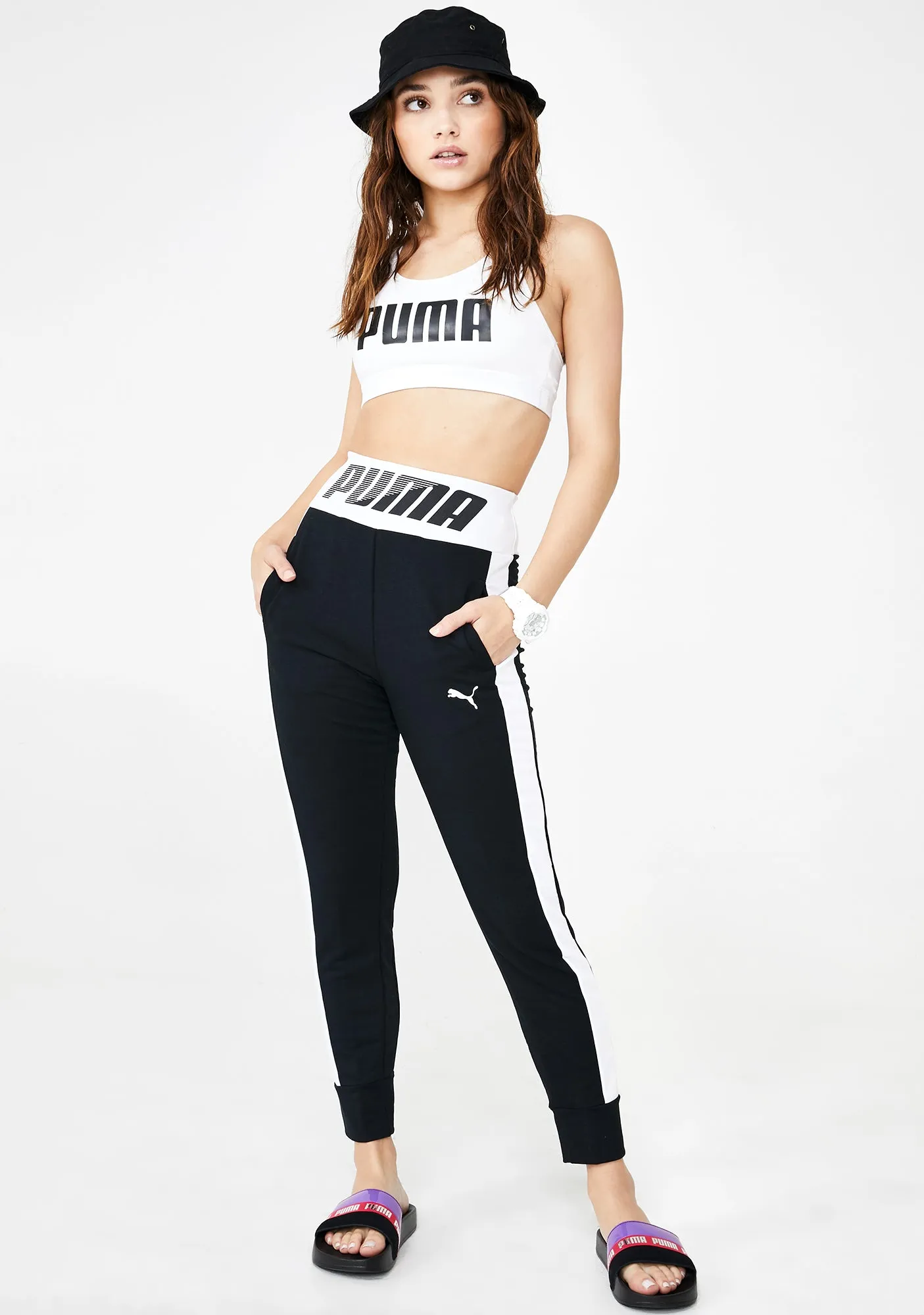 Puma White 4Keeps Bra sold by Dolls Kill product image thumbnail 3