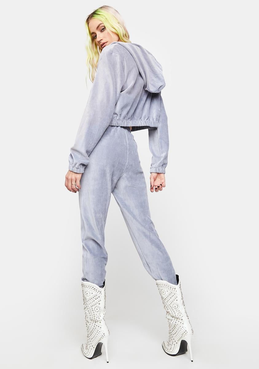 One More Time Velour Tracksuit sold by Dolls Kill product image thumbnail 4