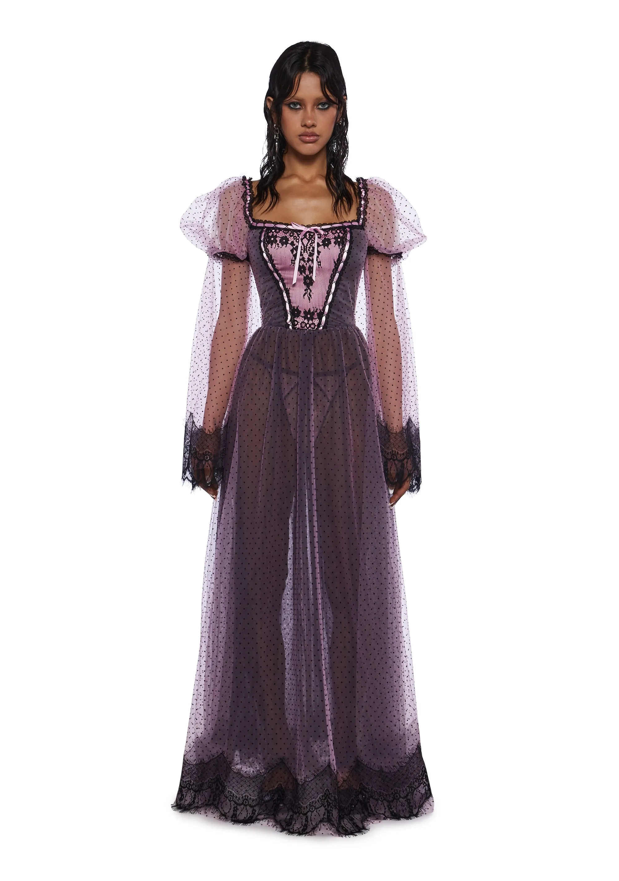 Melancholy Cotillion Maxi Dress sold by Dolls Kill