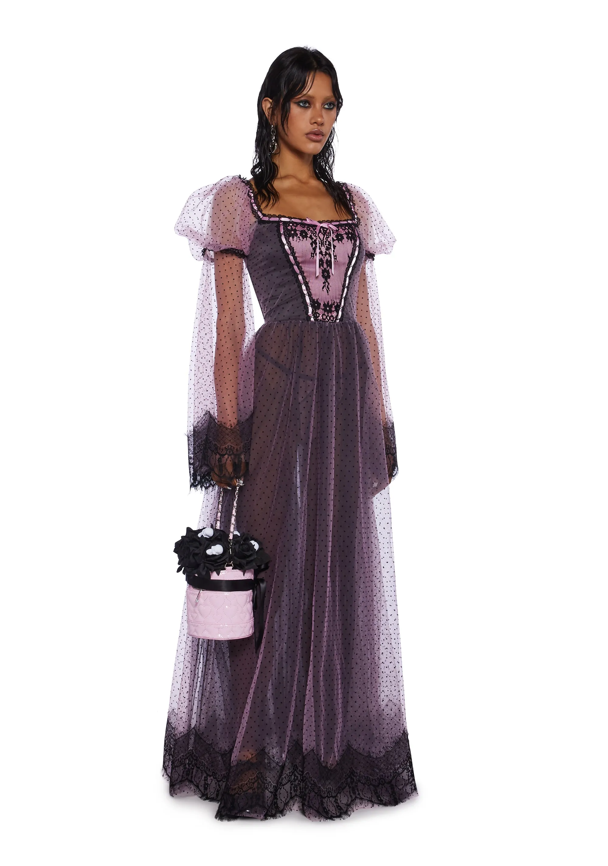 Melancholy Cotillion Maxi Dress sold by Dolls Kill product image thumbnail 2