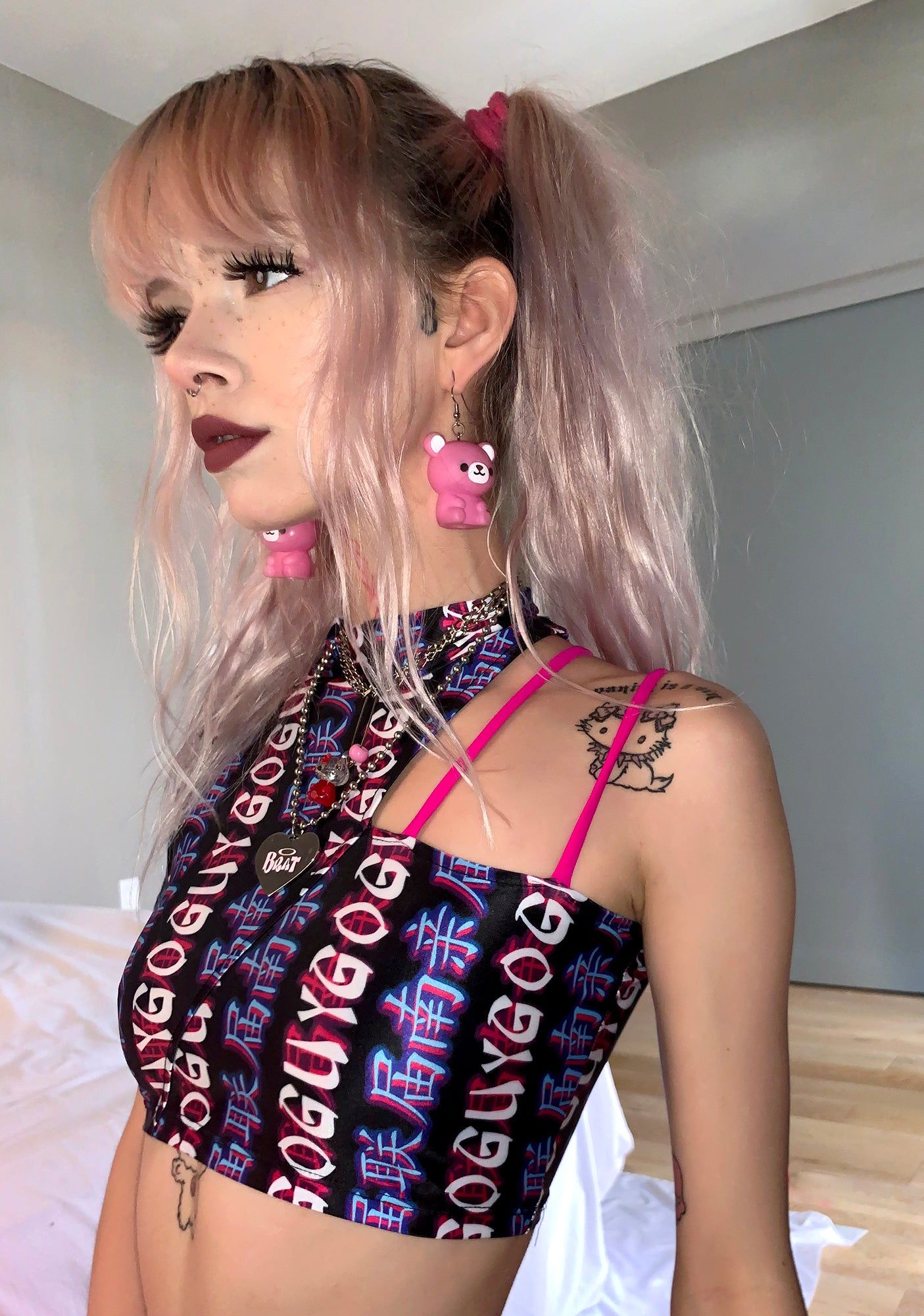 Delusion Crop Top sold by Dolls Kill