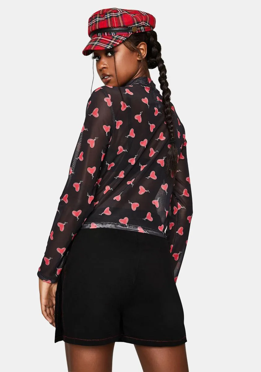 Pick Me Mesh Top sold by Dolls Kill product image thumbnail 4