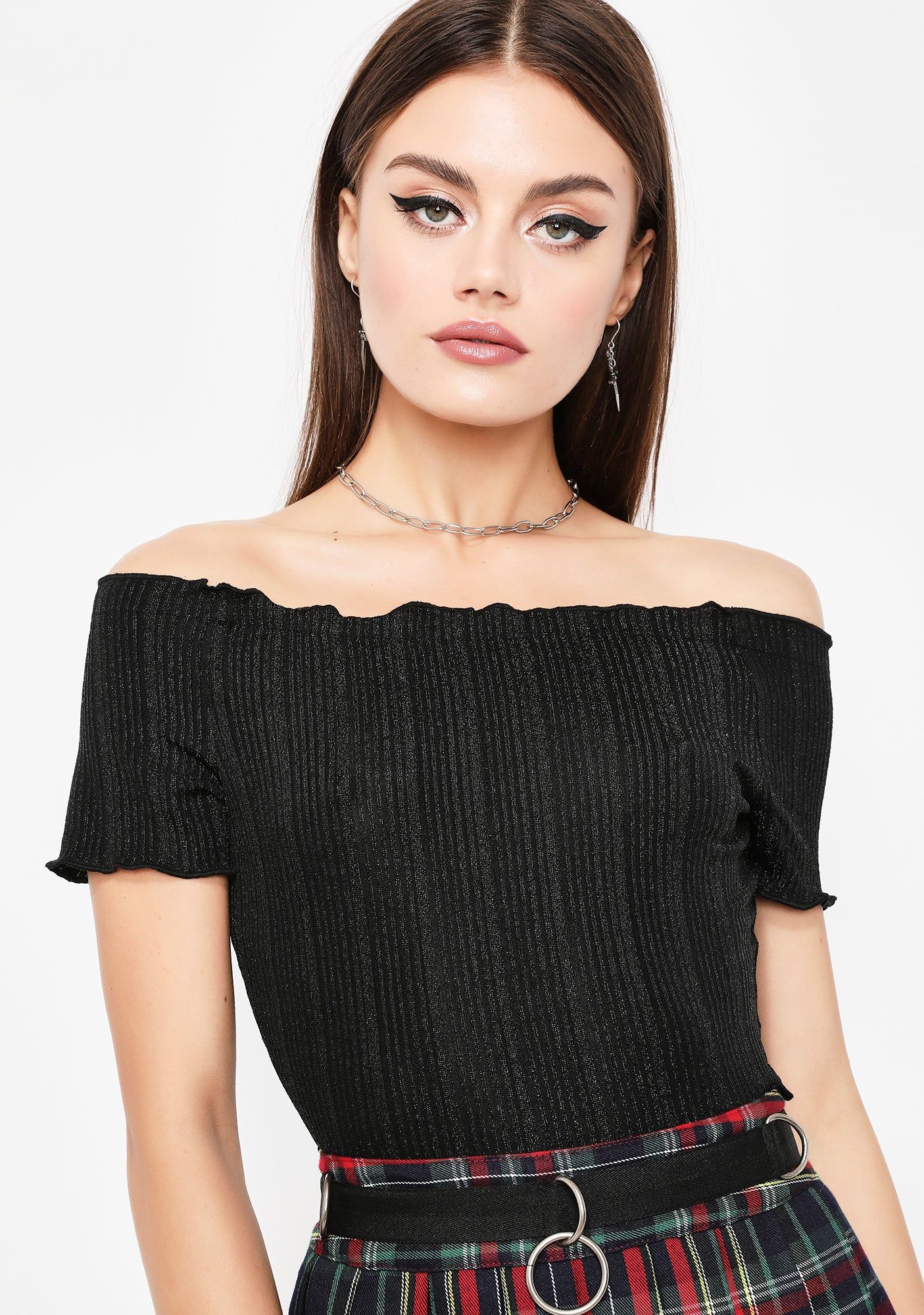 Cute Aggression Shimmer Crop sold by Dolls Kill