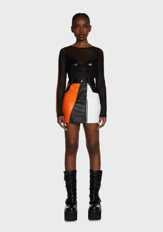 Synth City Skirt Set sold by Dolls Kill