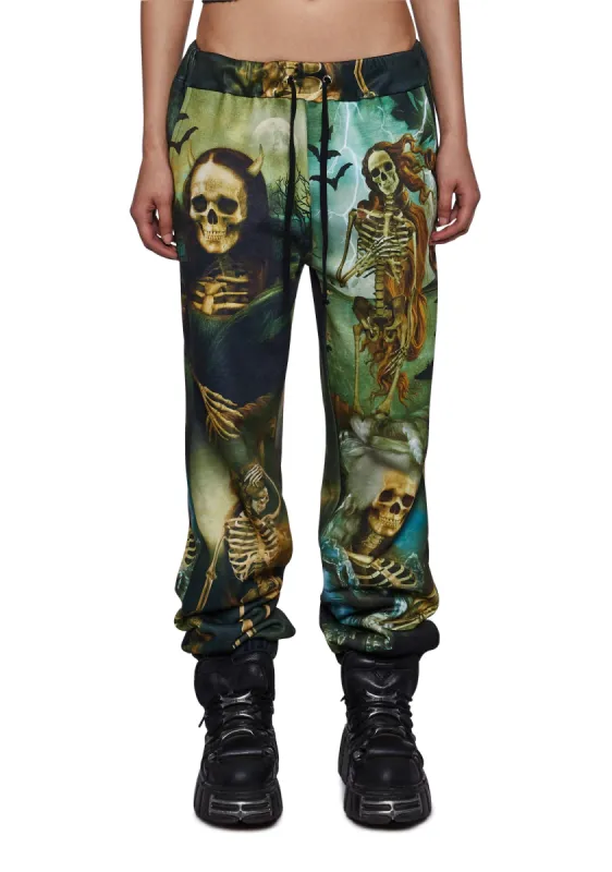 Cursed Image Jogger Sweatpants sold by Dolls Kill
