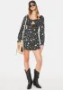 Lexy Long Sleeve Mini Dress sold by Dolls Kill