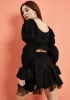 Boogie Down Eyelet Lace Crop Top sold by Dolls Kill