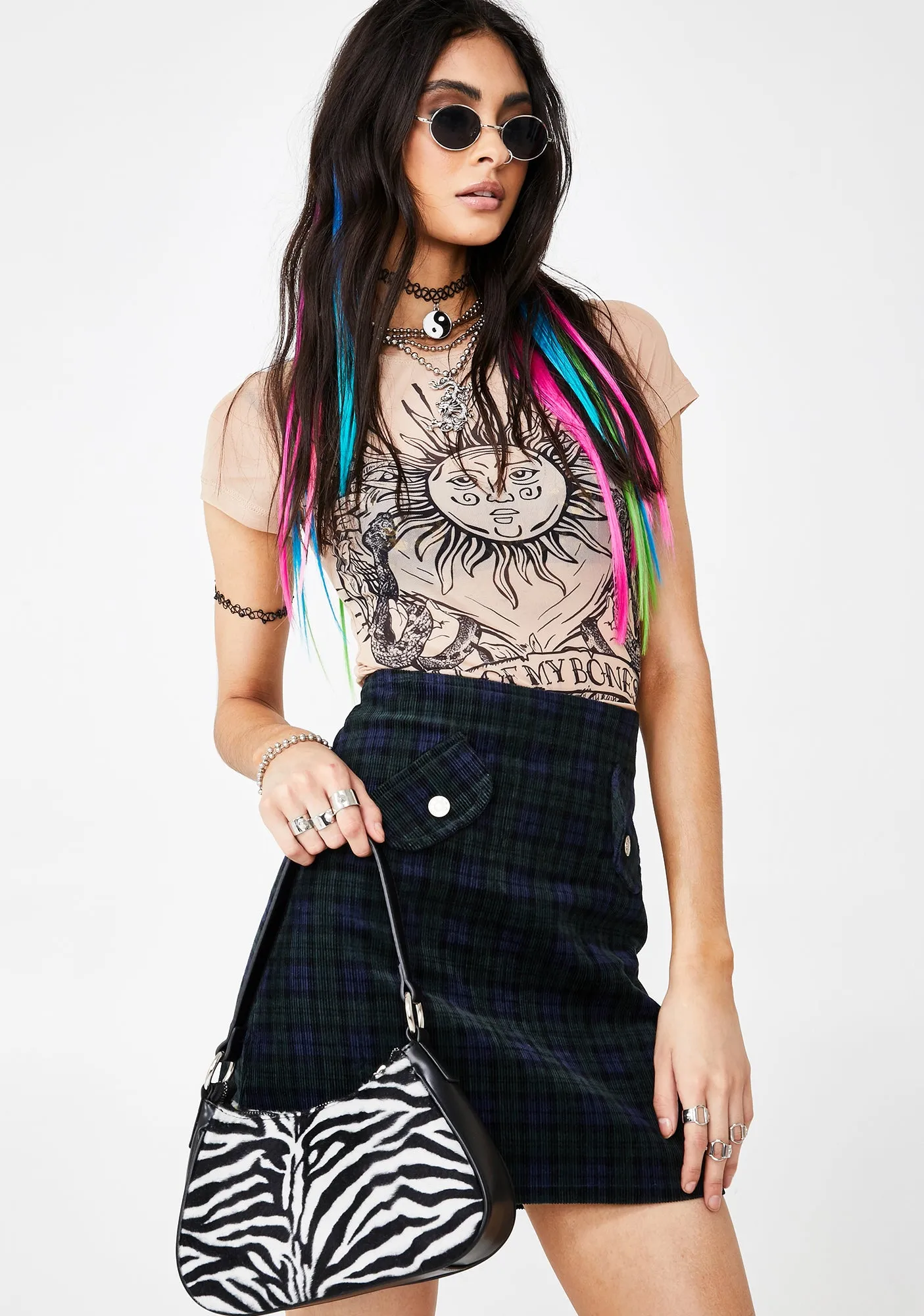 Vintage 90s Corduroy Skirt sold by Dolls Kill product image thumbnail 2