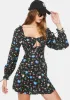 Lexy Long Sleeve Mini Dress sold by Dolls Kill