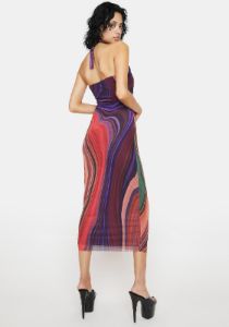 Tana Mesh Midi Dress sold by Dolls Kill