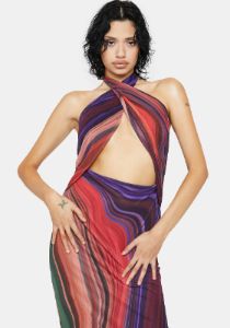 Tana Mesh Midi Dress sold by Dolls Kill