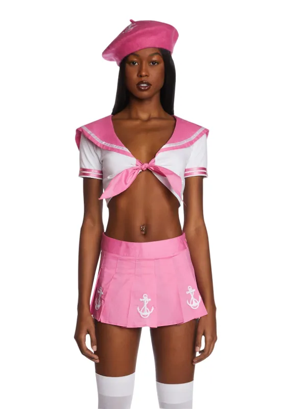 Drive The Boat Sailor Costume Set sold by Dolls Kill